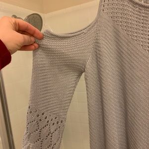 Lauren Conrad cold shoulder lightweight  sweater